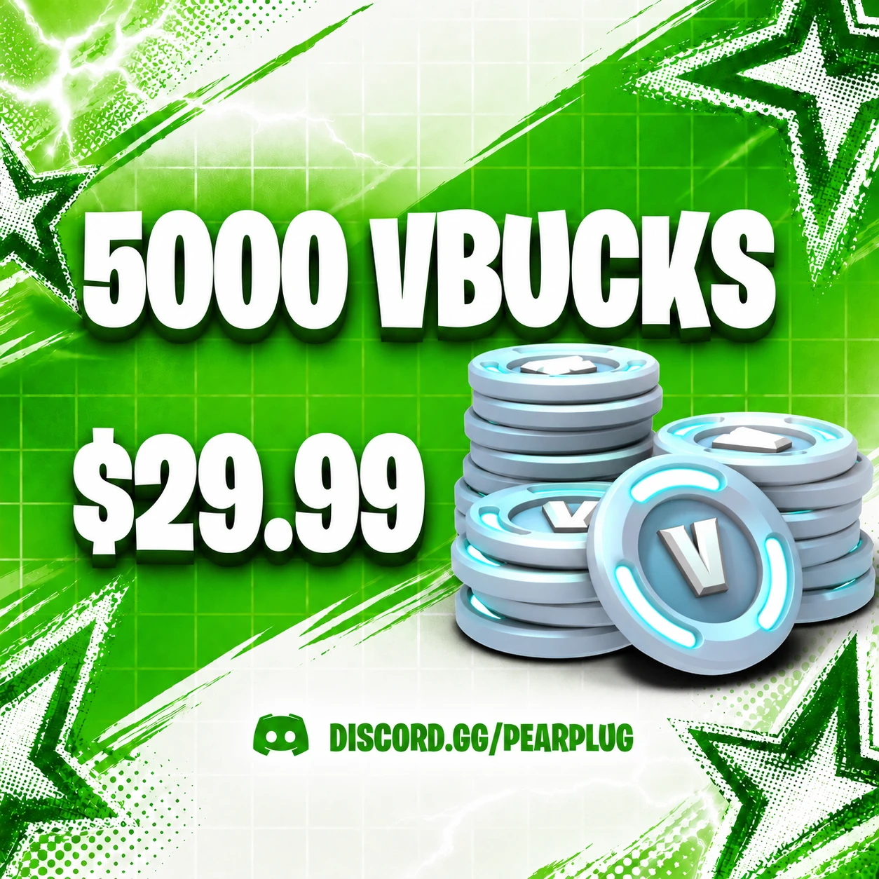 5000 Vbucks